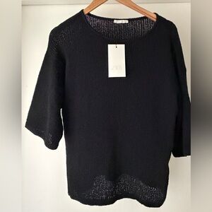 Zara Women's Black Knit Sweater NWT